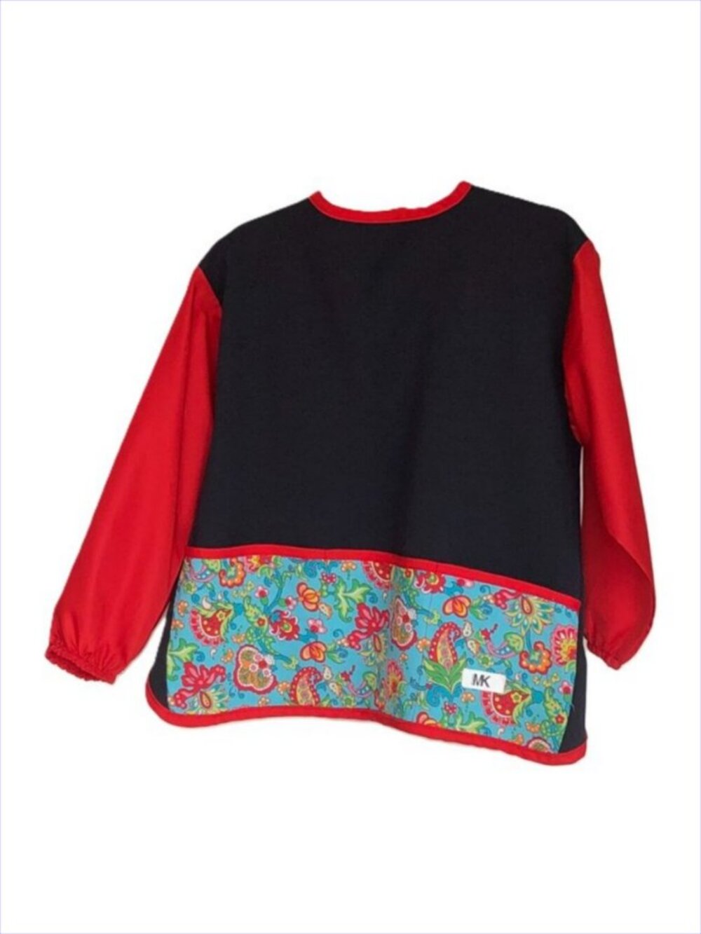 NWT Kid Long Sleeve Craft Smock Apron w/3 Pockets Made in Quebec by Creation MK